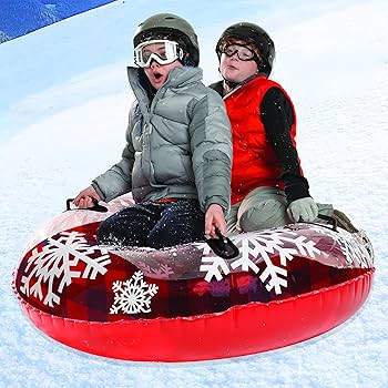 雪板（約90cm）　snowtoy Amazon | Pipeline Red Hot Plaid Inflatable Snow Tube | 雪